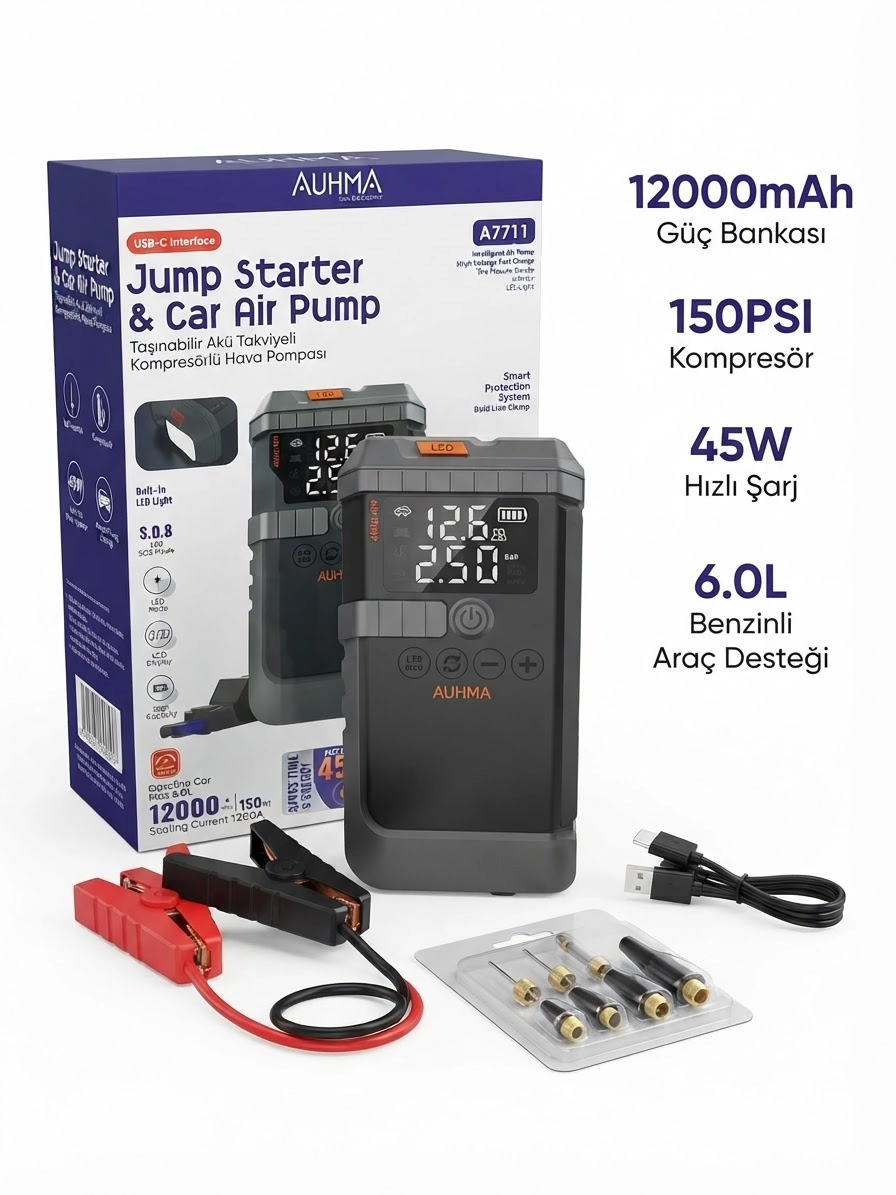 A7711 DİGİTAL AIR PUMP