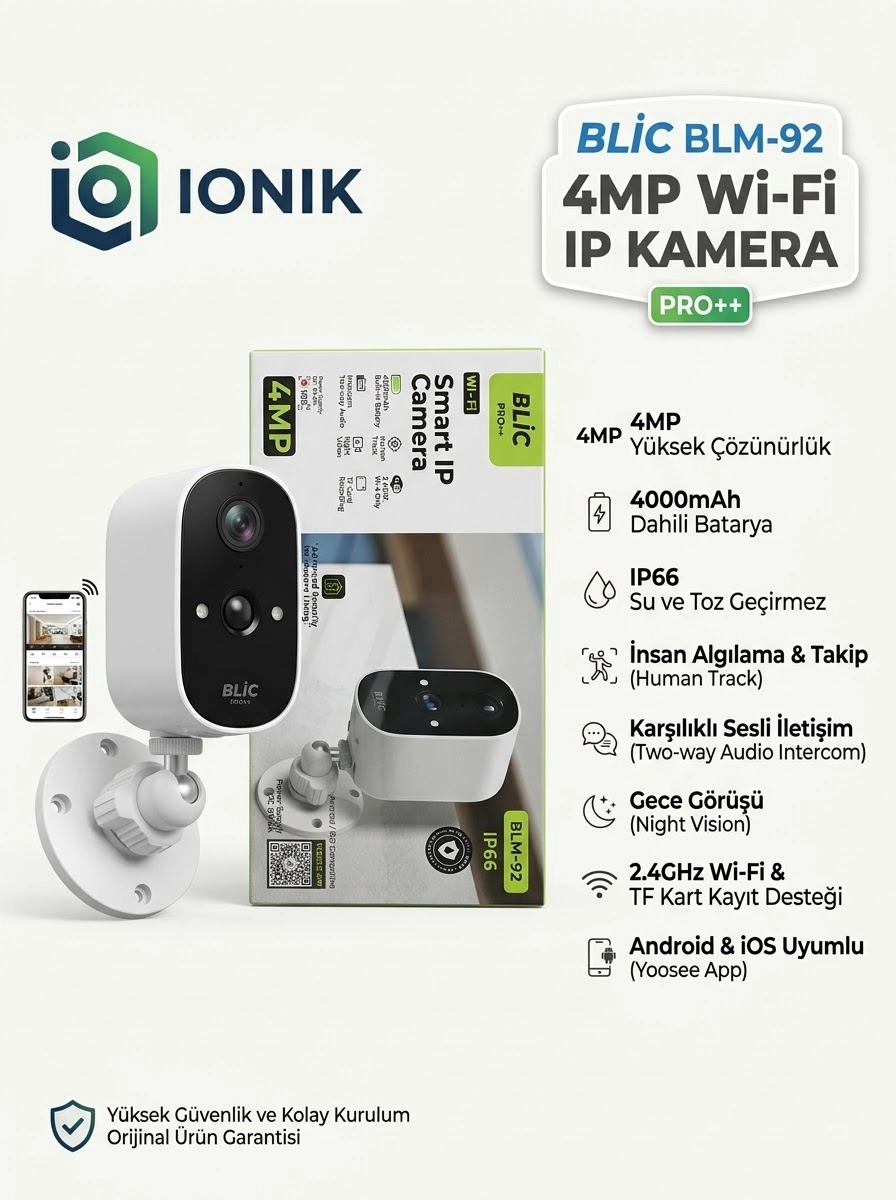 BLM-92 İP KAMERA